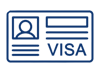 Visa assistance service icon